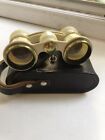 Vintage Ru  Ussr Theatre Opera Binoculars In Original Leather Case