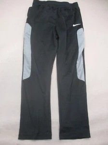 NIKE DRI-FIT Size XL Kids BLK Stretch Waist Pull On Breathable Track Pants 980 - Picture 1 of 8