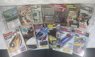 Lot of 13 Vintage Popular Mechanics Magazines 1970s - 1980s - Image 1 of 4