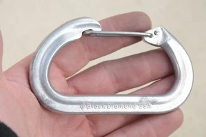 Black Diamond Offset Oval Wire Gate Carabiner 23kn Vintage 2007 RARE - Picture 1 of 6