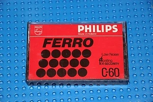 PHILIPS FERRO C 60 TYPE I BLANK CASSETTE TAPE (1) (USED) - Picture 1 of 4