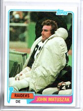 1981 TOPPS JOHN MATUSZAK (NM) 