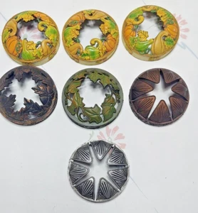 Lot Of Seven Yankee Candle Illuma Lid Toppers 3.5 Inch - Picture 1 of 8