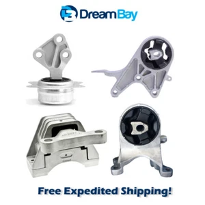 2008-2012 for Chevrolet Malibu 2.4L 6 Speed Engine Motor & Trans Mount Set 4PCS. - Picture 1 of 9