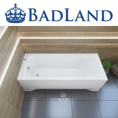 POLIMAT MEDIU Badewanne Rechteck 160x75 170x75 190x80 ACRYL WANNE Schürze Ablauf Füße GRATIS !