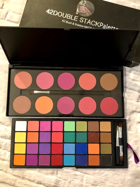 COASTAL SCENTS 42 Stackable Palette 42 Blush & Shadow Matte Shades - Image 1 of 3