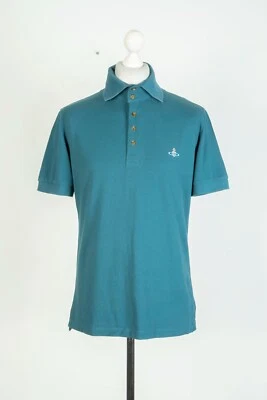 Camisa Polo Vivienne Westwood Manga Corta Azul Talla L Foto 1 de 4