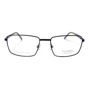 AUTHENTIC & NEW - LIGHTEC - 30214L NG09 56/18/145 INDIGO BLUE EYEGLASSES & CASE - Picture 1 of 4