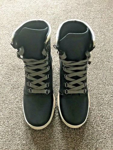 Stivali da trekking Rick Owens x Hood in pelle nera EU 36 (UK 3 3.5)