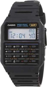 Casio CA53W Calculator Watch Black Works! Mens No Instruction Book - Picture 1 of 1