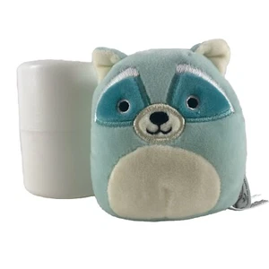 SQUISHMALLOWS 4" Capsule from 2019 Green Raccoon in White Capsule Opened Retired - Picture 1 of 9