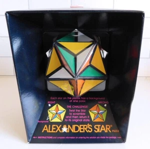 1982 Ideal Alexander's Star Skill Puzzle Rubik's Game Unused in Original Box - Picture 1 of 3