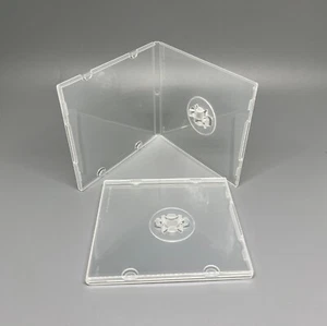 200 Nuevo 3" Mini Disco Delgado Transparente Estuche de Polietileno con Manga, Cubo M-Lock Patentado, FD-1013 - Imagen 1 de 4