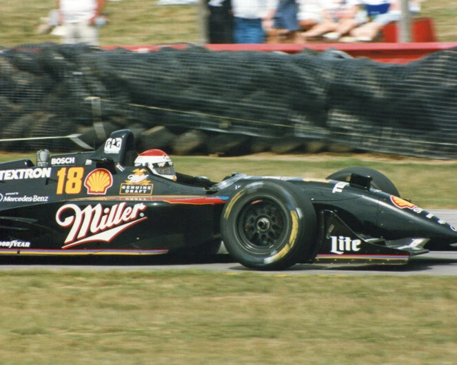 1996 Indy Driver BOBBY RAHAL Glossy 8x10 Photo Mid-Ohio Course Poster Print - Image 1 of 1