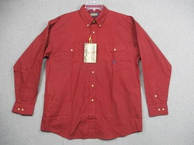 Panhandle Slim Shirt Mens Large Red Western Pearl Snap Embroidered Cowboy Ranch - Imagem 1 de 4