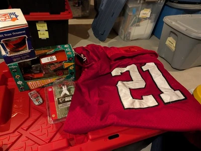 Lote de 8 piezas de camisetas coleccionables de los Atlanta Falcons Deion Sanders, Foto 1 de 4
