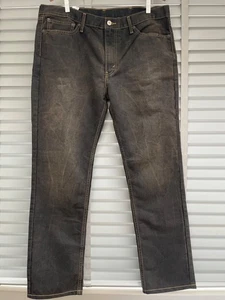 Pantalones de mezclilla ajustados LEVIS 511 38W 32L gris carbón pierna recta para hombre - Imagen 1 de 11
