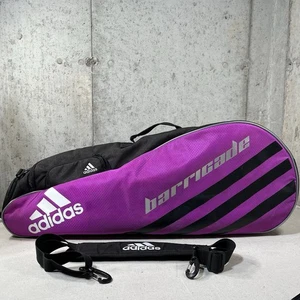 ADIDAS BARRICADE Multiple Tennisschlägertasche lila und schwarz Schultertasche - Bild 1 von 9
