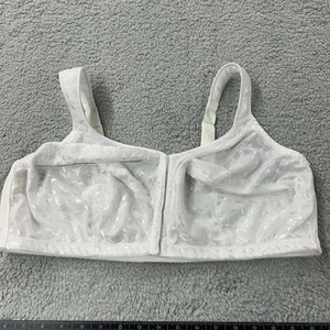 Just MY Size Bra 48D Full Coverage 1107 Womens Easy On Front Close Wireless - Picture 1 of 8