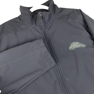 Men's Eastern New Mexico University Zip Jacket XL Gray Soft Shell Fleece Lined - Image 1 of 4