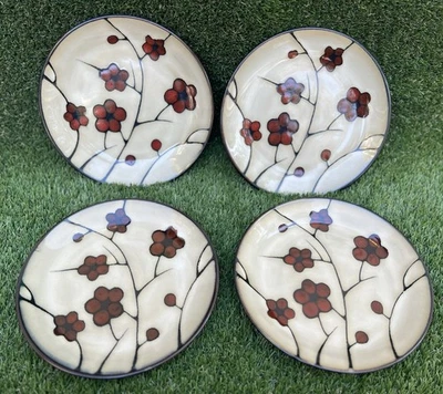 Pfaltzgraff  Aster 8" Salad Plates -Beautiful-Discontinued Set of 4 - Image 1 of 4