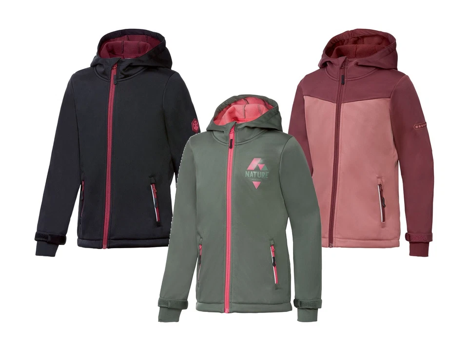 Crivit Rocktrail Kinder Mädchen Softshelljacke Jacke Softshell Freizeitjacke NEU - Bild 1 von 2