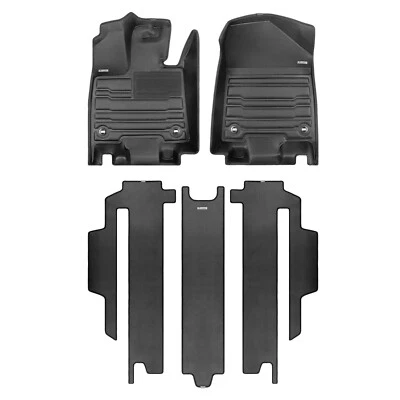 TuxMat Custom Floor Mats for Toyota Sienna 7-Seater - 2021-2026 - Full Set — 第 1/4 张图片