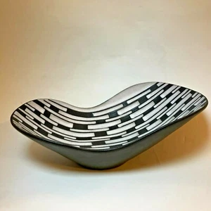 Grafische Danish Modern Tribal Schale von Marianne Starck für Michael Andersen, 50er Jahre - Bild 1 von 6