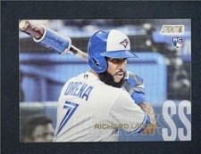 2018 Stadium Club Base #102 Richard Urena - Toronto Blue Jays RC