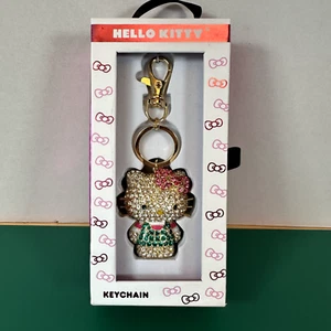 Sanrio Hello Kitty Bling 3D Bag Charm keychain Official New In box FREE SHIPPING - Picture 1 of 8