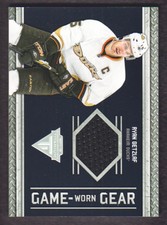 2011-12 Panini Titanium Hockey Game Worn Gear Jersey #25 Ryan Getzlaf