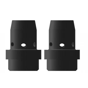 Gas Diffuser MIG  - MB40 - Long Life - Black Duroplast - 2 Pack - Binzel Style - Picture 1 of 2