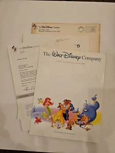 1992 Annual Report • Walt Disney Productions • w/ Envelop & Stockholders Notice - Picture 1 of 15