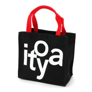 Bolso de Mano Ginza Itoya Logo SS Lona Algodón Acrílico W7.8xH7.8xD3.9 pulgadas 4.7oz - Imagen 1 de 5