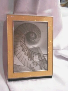 UNBRANDED- 5X7'' YELLOW SHIMMERPHOTO FRAME - Picture 1 of 1