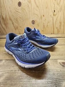 Brooks Mens Transcend 6 Athletic Running Shoes Blue White Sneakers Size 8.5 D  - Picture 1 of 8