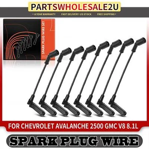 8pcs Spark Plug Wire Set for Chevrolet Silverado 2500 HD GMC Sierra 3500 8.1L - Picture 1 of 8