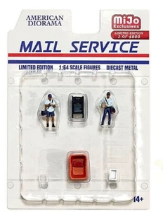1/64 American Diorama 6 pc. Mail Service Set - MiJo exclusive - Picture 1 of 2