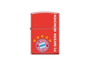 Zippo Feuerzeug FC Bayern München red matte Sturmfeuerzeug Benzin - Bild 1 von 6