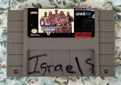 JOGO AMERICAN GLADIATORS SNES SUPER NINTENDO - Imagem 1 de 3