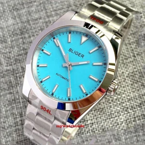 Reloj automático para hombre 36 mm BLIGER verde esfera negra cristal de zafiro NH35A PT5000 - Imagen 1 de 25