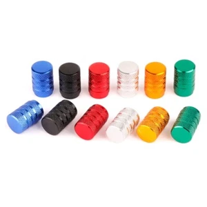 Tire valves Caps Vehicle Wheel valves Stem Caps Aluminum Tire Valves Covers set - Picture 1 of 14