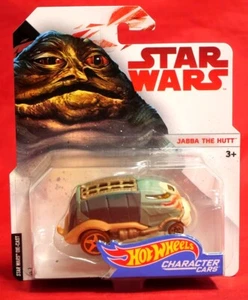 Star Wars Hot Wheels Vehicle Jabba The Hutt FDJ93-0910 2017 MOC - Picture 1 of 1