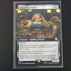 Rapacious Guest (Extended Art) 111 Commander: LotR: MtG: NM Regular - Picture 1 of 2