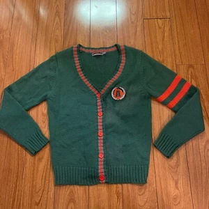 tezuka productions 2003.4.7. Astro Boy Anime Hoodie Green Cardigan Sweater - Picture 1 of 8