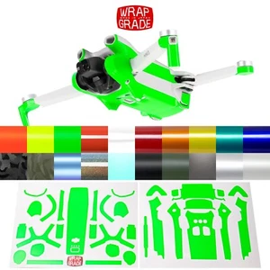 WRAPGRADE Skin Wrap for DJI Mini 3 Drone Accessory / Accent Color Decal - Picture 1 of 90