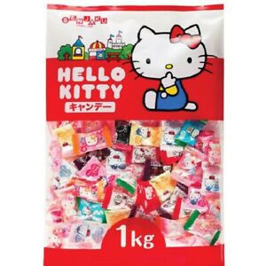 Senjaku, Hard Candy, Hello Kitty Candy, Apple, Lemon and Peach Flavor, 1kg
