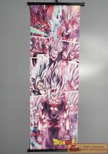 Anime DBZ Super Saiyan Gohan White Hair Fiber Scroll Poster Wall Decor Customize