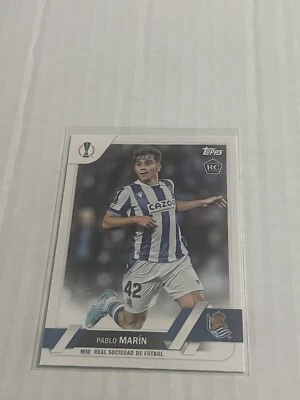 2022-23 Topps UEFA Club Competition Pablo Marin RC Rookie Base - Image 1 of 2