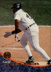 1994 Leaf Baseball Card #50 Cecil Fielder
